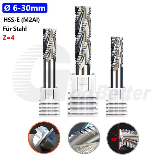 30mm hsse schruppfräser - 6-30mm,