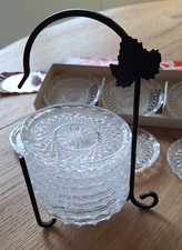 Kristallglas-Untersetzer 8 im