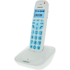 LOGICOM Comfort 250 Duo Schnurlostelefone Touchscreen Anrufbeantworter Weiß