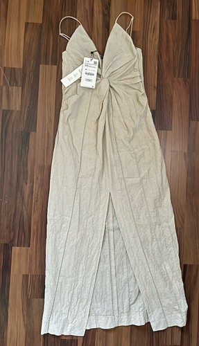 Zara kleid leinenoptik xs - kleid,