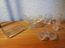 Konvolut Glas Chippendale Vase