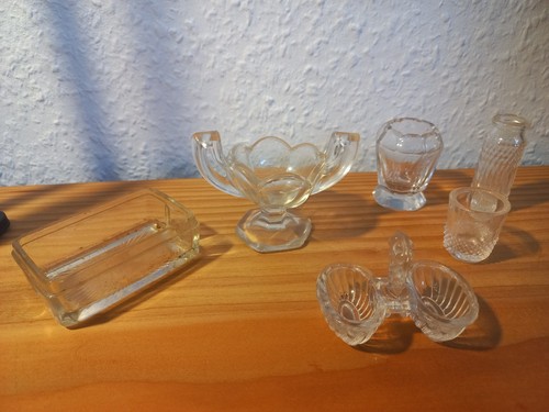 Konvolut glas chippendale vase - konvolut,