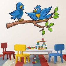 Wandtattoo Vögel 183x115cm