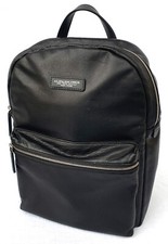 A.G. SPALDING & BROS. N.Y. Unisex Rucksack Round Backpack 28x38 cm Leder schwarz