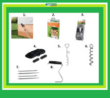 Windhager Befestigungszubehör für Planen, Zelte, Sonnensegel ect.