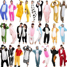 Erwachsene Cosplay Tier Kigurumi Pyjama Schlafanzug Overalls Flanell Jumpsuit