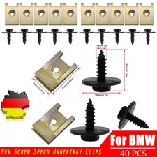 40x U Mutter Sechskant