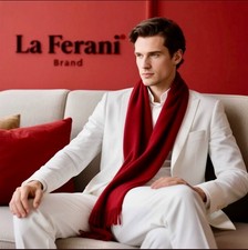 Herrenschal Wein Rot Kaschmir dünn Winter Herbst Klassik Schal Casual 180x75