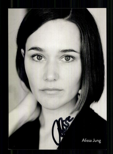 Alissa jung autogrammkarte - jung,