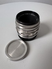 Carl Zeiss Jena Red T Tessar Q1 2.8/50mm 1:2.8 Objektiv M42 12 Lamellen