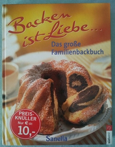 Backen ist liebe das große - backen,
