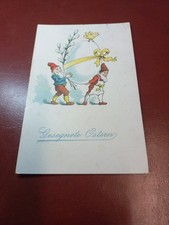 Alte AK Frohe Ostern Zwerge Wichtel Osterei 1915