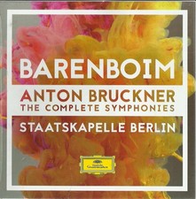 9 CD: Anton Bruckner, Symphonien Nr. 1-9, Staatskapelle Berlin, Daniel Barenboim