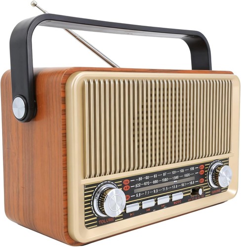 Tragbares vintage küchenradio - tragbares,