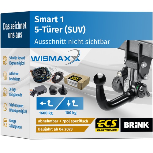 Anhängerkupplung für smart - smart, 1
