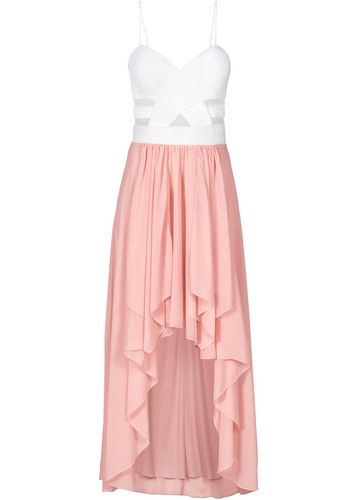 Vokuhila kleid 38 weiß - gr.,