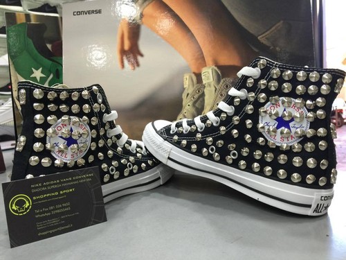 Converse high black custom - converse,