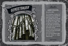 Blechschild 18x12 Gerüstbauer