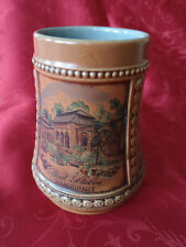 alter GERZ  Bierkrug 0,5L  braun, Bamberg , Hof-Saale , Bad Steben Sammlerkrug 