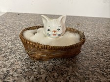 Deko Kleine Katze Im Korb