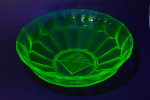 Uranglas schale art deco - schale,