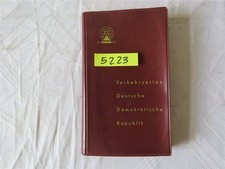 Verkehrsatlas Deutschen Demokratischen Republik VEB Hermann Haack Gotha 1963