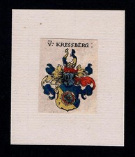 17.Jh. - von Kressberg Wappen