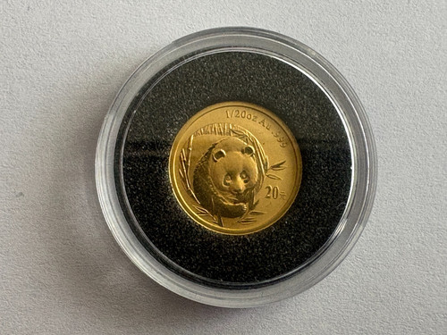 Panda 2003 goldmünze 999 - 2003, .999