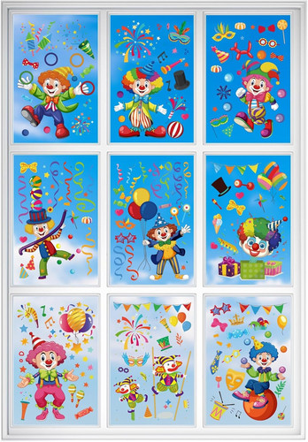 Karneval fensterbilder - karneval,
