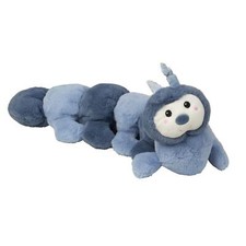 Kuscheltier Raupe BLAU Plüsch