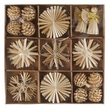 96 Stück Strohsterne 6 cm