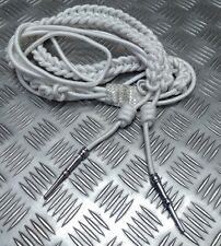 Aiguillette Offiziere Kleiderkordel für Zeremonien- & Paradeaufgaben Chromspitze Enden