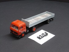 Herpa MB NG SK Sattelzug " 1 achs Auflieger Pritsche" Eigenbau