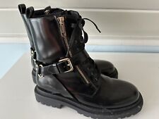 Marc Cain Biker-Stiefelette, Leder, Gr. 40