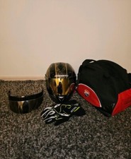Motorradhelm Marushin 888RS und Zubehör