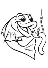 Fisch Aufkleber Sticker Angeln