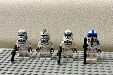 Star Wars Clone Trooper Custom Minifiguren 4x Wolfpack, 501st Legion, Commander
