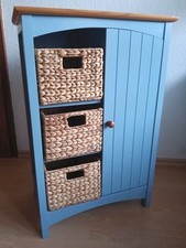 Heine Badezimmer Schrank blau
