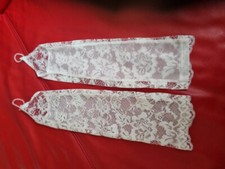 Brauthandschuhe , ivory