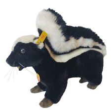 Steiff Skunk Stinktier groß Plüsch 071744 2080/35 35cm mit Fahne und Etikett KFS