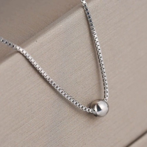 Halskette kugel 925 sterling - halskette,
