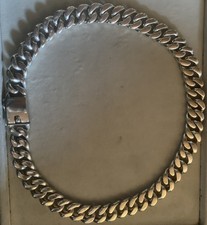 schwere massive Silberkette