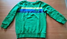 KINDER :  Grüner PULLOVER mit DINO - Motiv in Gr. 122/128  (SA)