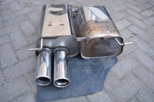 Fox sportauspuff 2x76 - rund, bmw