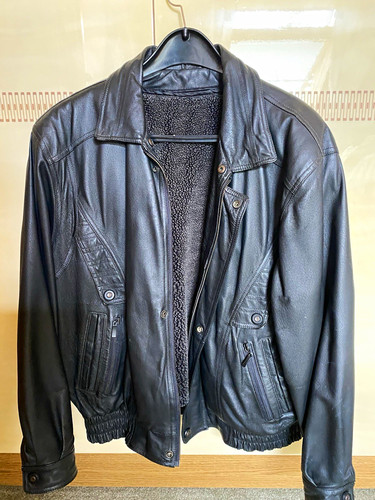 Herren lederjacke schwarz - lederjacke,
