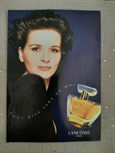 Werbepapier parfum ad - parfum.,