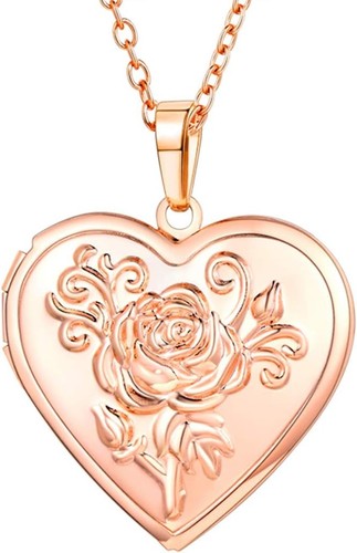 Damen medaillon halskette - damen,