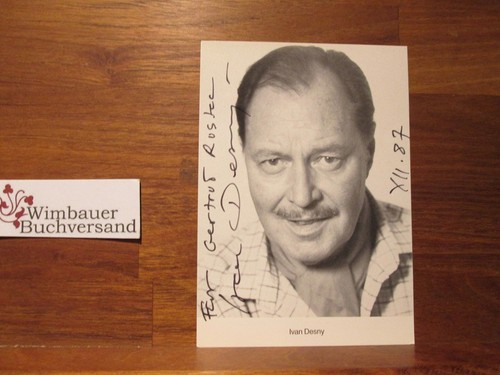 Original autogramm ivan desny - original,