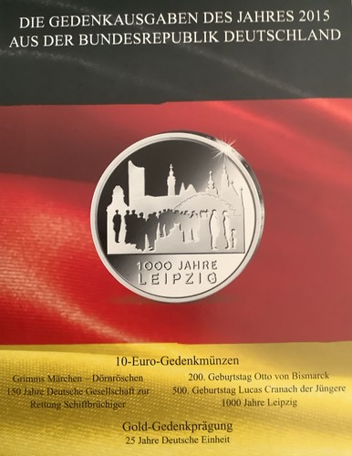Brd euro gedenkmünzen 2015 - brd,
