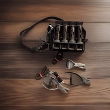 Alte Schaffnertasche aus Leder